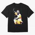 Pele Pop Art Oversized T-Shirt Celebrate Fan Favorites in FIFA World Cup 2026 Group Stage Spirit, Featuring Germany, Messi and Cristiano Ronaldo, Football History, Final Match Energy, Crowd Noise and Once in a Lifetime Moments; Perfect for People