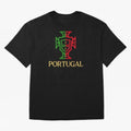 Portugal Tuga Gold Oversized T-Shirt Support the Legends of FIFA World Cup 2026 USA Canada Mexico Spirit, Inspired by Brazil, Portugal and Argentina, Messi, Neymar and Mbappe, Goal Celebration Energy, Supporter Heritage, Football Icons and