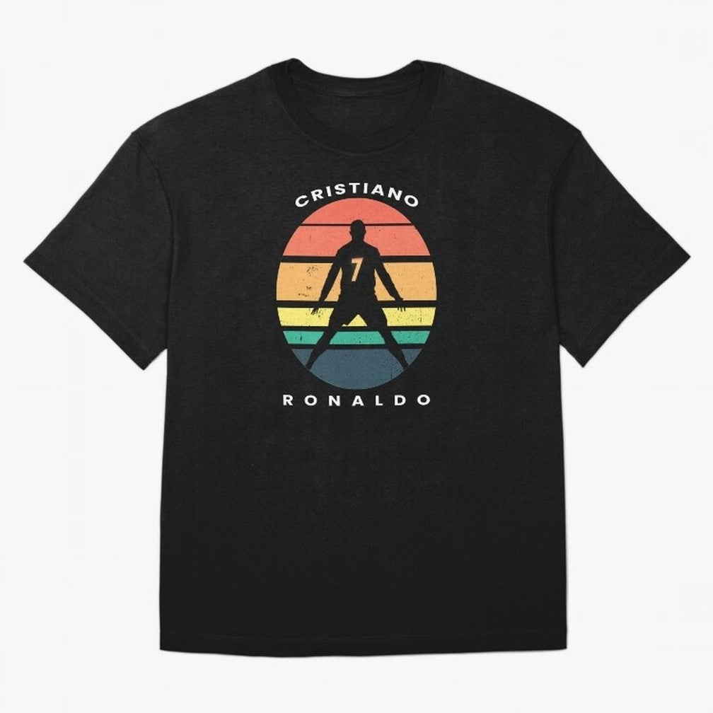 CRISTIANO RONALDO RETRO VINTAGE T-SHIRT Oversized T-Shirt Elevate Global Football Passion for FIFA World Cup 2026 Group Stage, Made for Messi, England, France and Netherlands, Stadium Memories, Football Loyalty, International Chants and