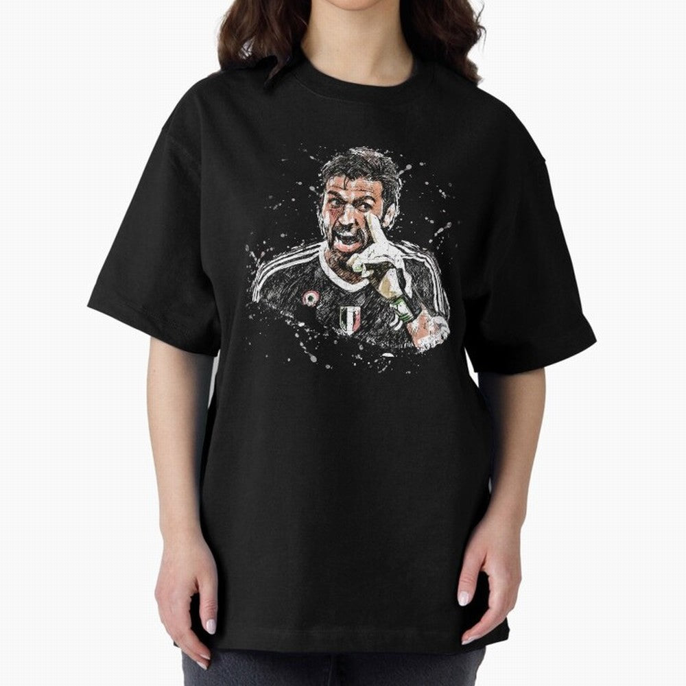 Buffon_Gianluigi Buffon Oversized T-Shirt Celebrate Unforgettable Nights in FIFA World Cup 2026 for Fans of Mbappe and Neymar and Spain and Netherlands, Bringing Championship Spirit, Famous Goals, Roaring Crowds and International Football Unity;