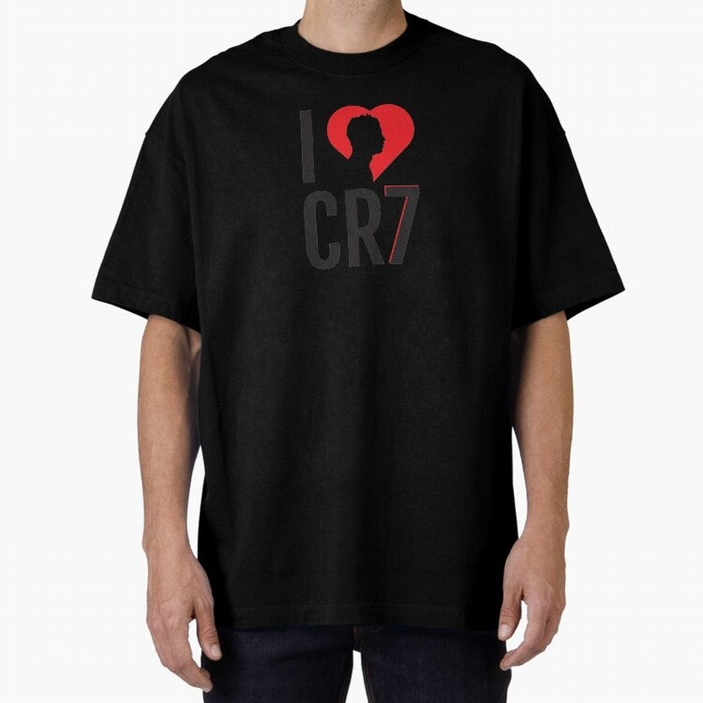 I Love Cristiano Ronaldo T-Shirt - I Get Ready for FIFA World Cup 2026 USA Canada Mexico with Cristiano Ronaldo, Argentina, France and Brazil Energy, Retro Football Energy, Iconic Rivalries, Trophy Chase Drama and Stadium Atmosphere; Perfect for