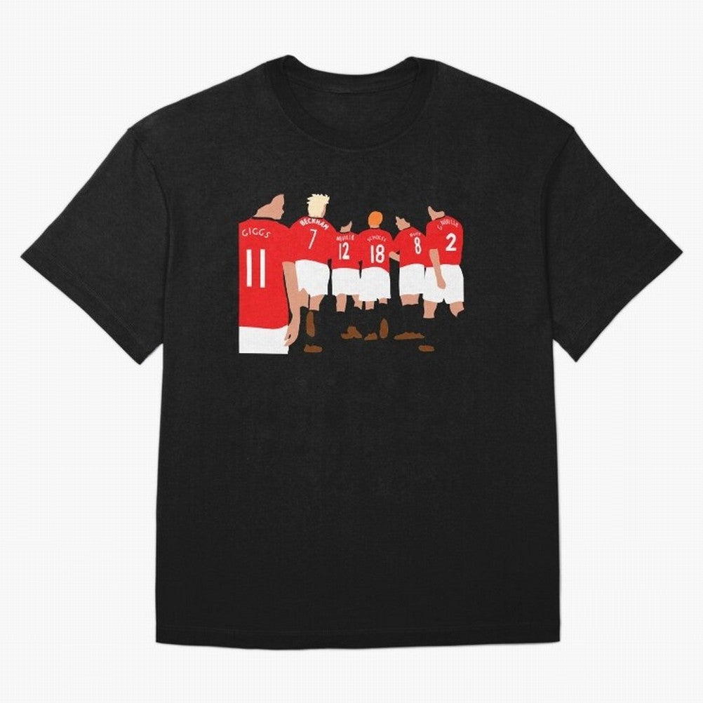 Class of 92 - Manchester United Legends Oversized T-Shirt Represent FIFA World Cup 2026 Group Stage for Fans of Neymar and Brazil, Bringing Goal Celebration Energy, Supporter Heritage, Football Icons and Worldwide Tournament Joy; Made for Die Hard