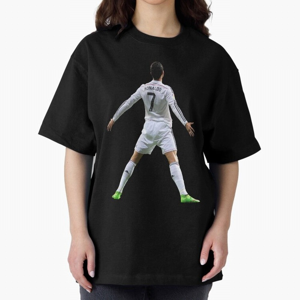 CR7 Oversized T-Shirt Capture FIFA World Cup 2026 Filled with Mbappe, Argentina Energy, Tournament Hype, Historic Matchups, Family Viewing Parties and Global Sports Pride; Perfect for People Who Love Argentina, Brazil, France, England, Germany,