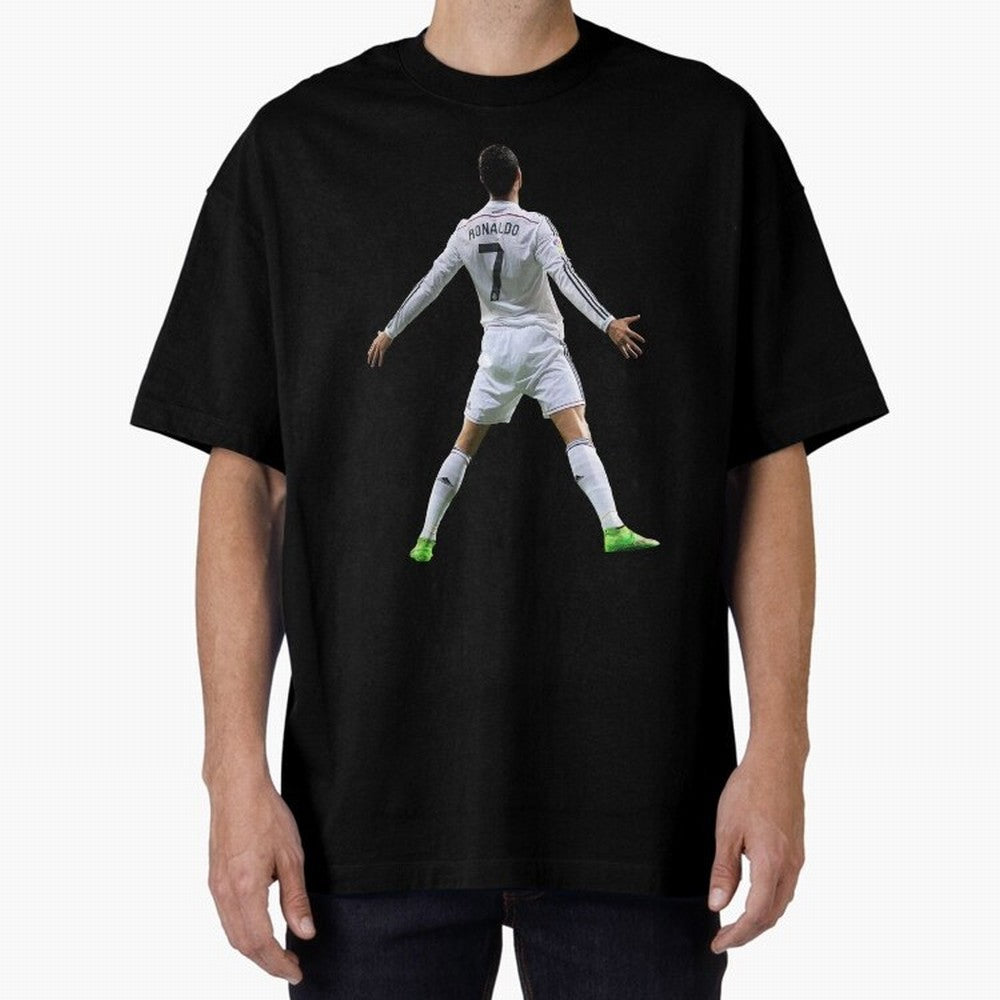 CR7 Oversized T-Shirt Capture FIFA World Cup 2026 Filled with Mbappe, Argentina Energy, Tournament Hype, Historic Matchups, Family Viewing Parties and Global Sports Pride; Perfect for People Who Love Argentina, Brazil, France, England, Germany,