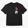 Cristiano Ronaldo inspired design Oversized T-Shirt Celebrate Football Dreams Across FIFA World Cup 2026 for Fans of Cristiano Ronaldo, Haaland and CR7 and Argentina and Brazil, Bringing Worldwide Fan Energy, Dramatic Goals, Stadium Lights and