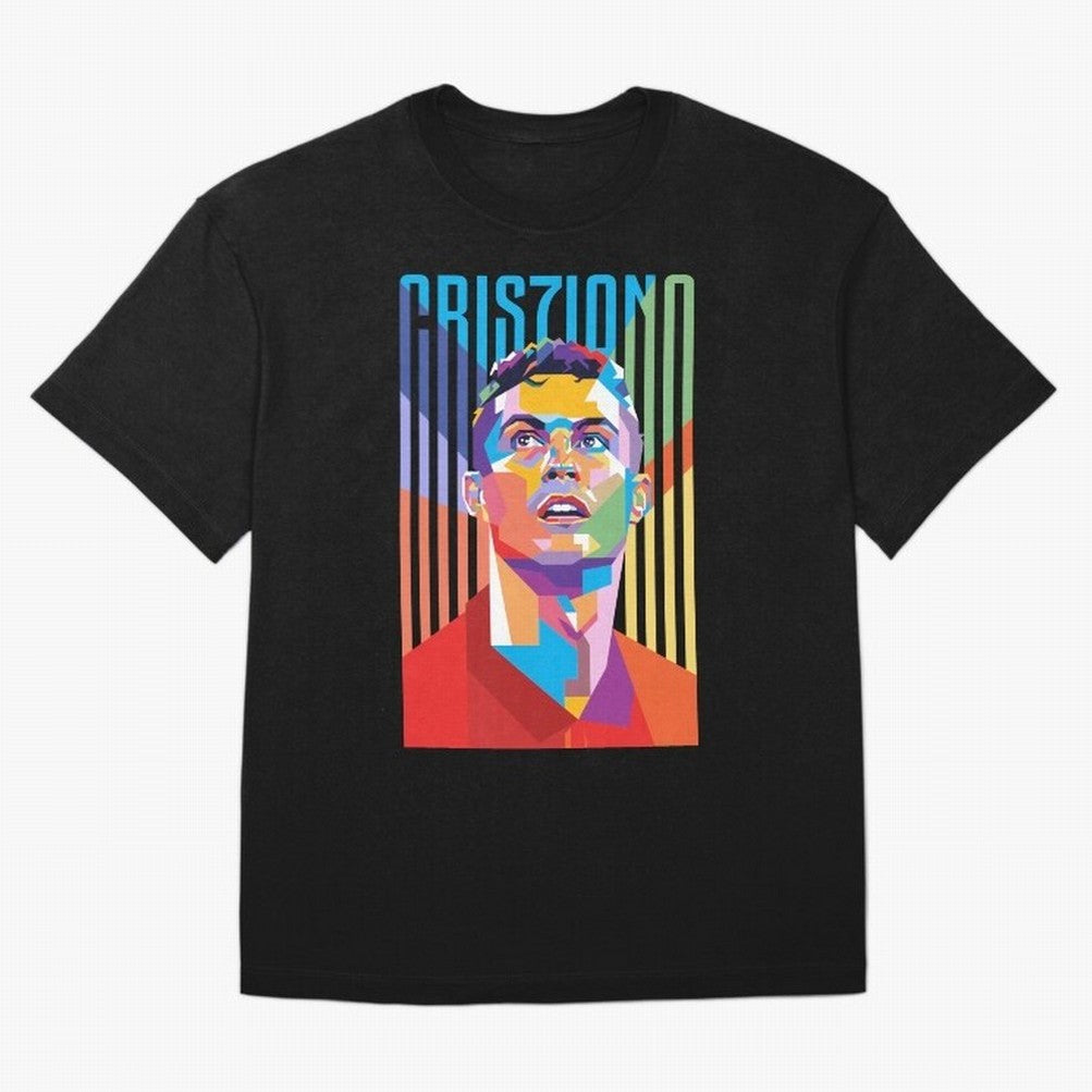 CR7 Pop Art Oversized T-Shirt Discover FIFA World Cup 2026 Filled with Cristiano Ronaldo, Germany Energy, Sports Nostalgia, International Competition, Famous Players and Unforgettable Victories; Great for Supporters Who Love Legendary Players,