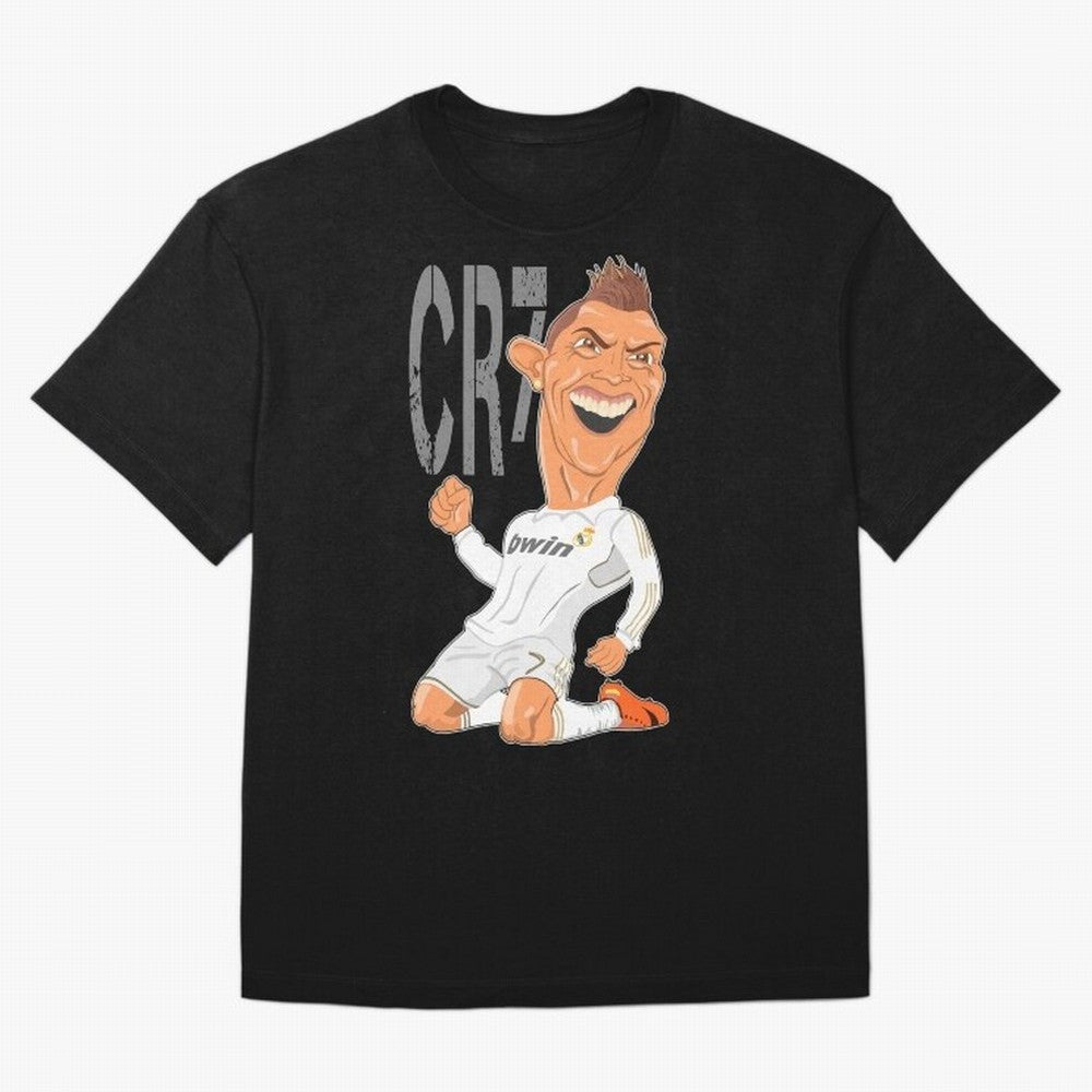 RONALDO Oversized T-Shirt Cheer through Every Moment of FIFA World Cup 2026 USA Canada Mexico for Fans of Messi, Neymar and Mbappe and Argentina, France and Brazil, Bringing Game Day Rituals, Football Legends, Country Pride and the Road to the