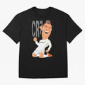 RONALDO Oversized T-Shirt Cheer through Every Moment of FIFA World Cup 2026 USA Canada Mexico for Fans of Messi, Neymar and Mbappe and Argentina, France and Brazil, Bringing Game Day Rituals, Football Legends, Country Pride and the Road to the