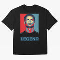 cristiano ronaldo legend Es Oversized T-Shirt Turn Up for FIFA World Cup 2026 Spirit, Centered on Argentina, Cristiano Ronaldo, Vintage Soccer Flavor, Modern Football Stars, National Flags and Final Night Emotion; Created for Match Day Parties,