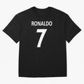 RONALDO NO.7 Oversized T-Shirt Join Supporters Worldwide for Match Day Hype around FIFA World Cup 2026 USA Canada Mexico, Mbappe and Neymar, Argentina and Brazil, Vintage Soccer Flavor, Modern Football Stars, National Flags and Final Night Emotion;