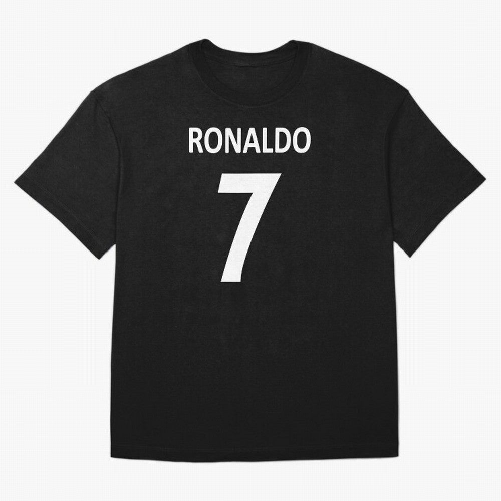 RONALDO NO.7 Oversized T-Shirt Join Supporters Worldwide for Match Day Hype around FIFA World Cup 2026 USA Canada Mexico, Mbappe and Neymar, Argentina and Brazil, Vintage Soccer Flavor, Modern Football Stars, National Flags and Final Night Emotion;