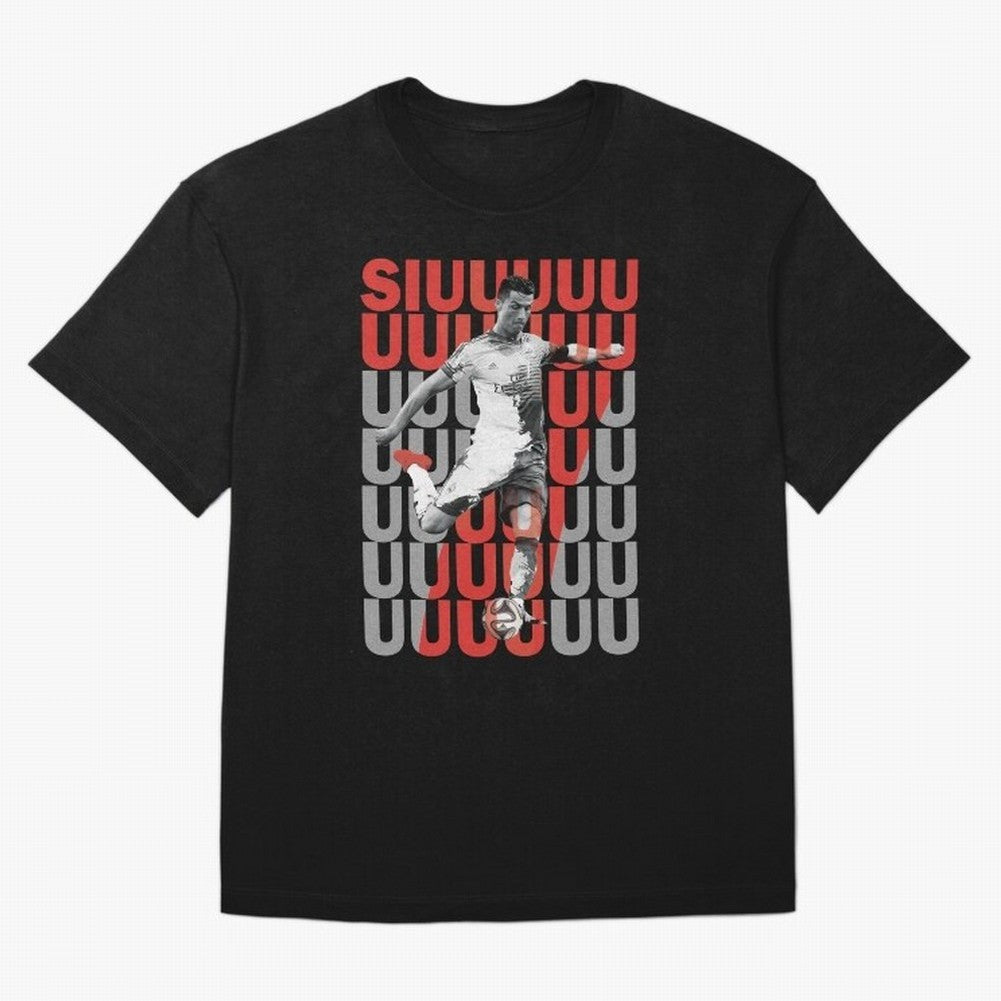 Siuuuuuu Cristiano Ronaldo Oversized T-Shirt Show Match Day Excitement for Match Day Hype around FIFA World Cup 2026, Mbappe, Argentina and Brazil, Soccer Culture, Superstar Moments, National Team Dreams and Competitive Fire; Perfect for People Who