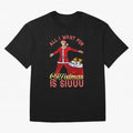 All I Want for CR7istmas is SIUUU - Cristiano Ronaldo Manchester United MUFC Christmas Jumper Oversized T-Shirt Refresh Global Football Passion for FIFA World Cup 2026 USA Canada Mexico, with Messi, Neymar and Mbappe, England, France and