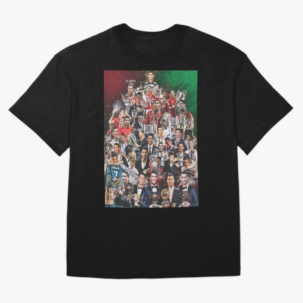 Cristiano Ronaldo (5th Ballon D'Or) Oversized T-Shirt Bring Legendary Rivalry Energy to FIFA World Cup 2026 Spirit, Built around Portugal, Haaland, Soccer Culture, Superstar Moments, National Team Dreams and Competitive Fire; Built for Supporters