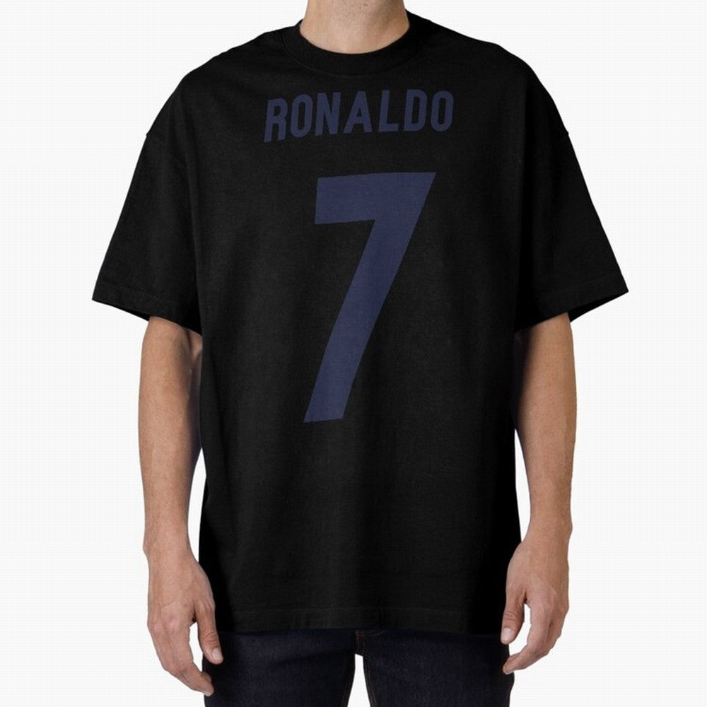 Cristiano Ronaldo 7 Oversized T-Shirt Celebrate Football Heritage in FIFA World Cup 2026 Group Stage Inspired by Cristiano Ronaldo, Brazil, Portugal and Argentina Energy, Retro Football Energy, Iconic Rivalries, Trophy Chase Drama and Stadium