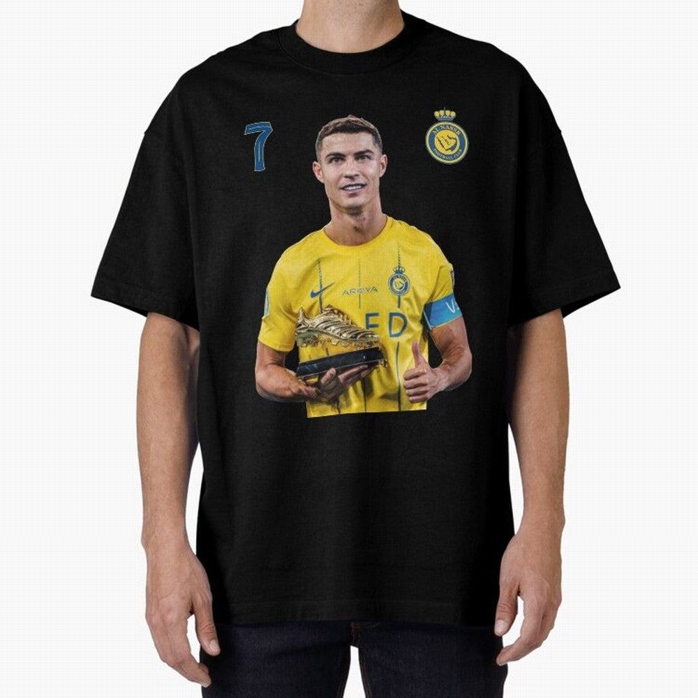 Cr7 cristiano ronaldo red black yellow blue milano real madid ronaldo cr ronaldo cristiano Portugal 7 9 united alnassr al nassr nassr al nassar hilal Oversized T-Shirt Bring Retro Soccer Energy to Match Day Hype around FIFA World Cup 2026 Group
