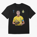 Cr7 cristiano ronaldo red black yellow blue milano real madid ronaldo cr ronaldo cristiano Portugal 7 9 united alnassr al nassr nassr al nassar hilal Oversized T-Shirt Bring Retro Soccer Energy to Match Day Hype around FIFA World Cup 2026 Group