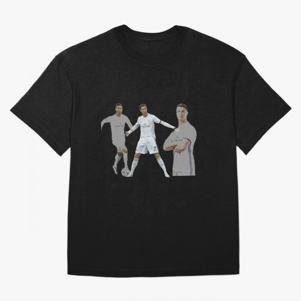 RONALDO Oversized T-Shirt Celebrate Rivalries and Pride in Match Day Hype around FIFA World Cup 2026, Haaland and Mbappe, France, Fan Favorite Moments, National Team Passion, Big Match Drama and Soccer History; Perfect for Supporters Who Want Bold