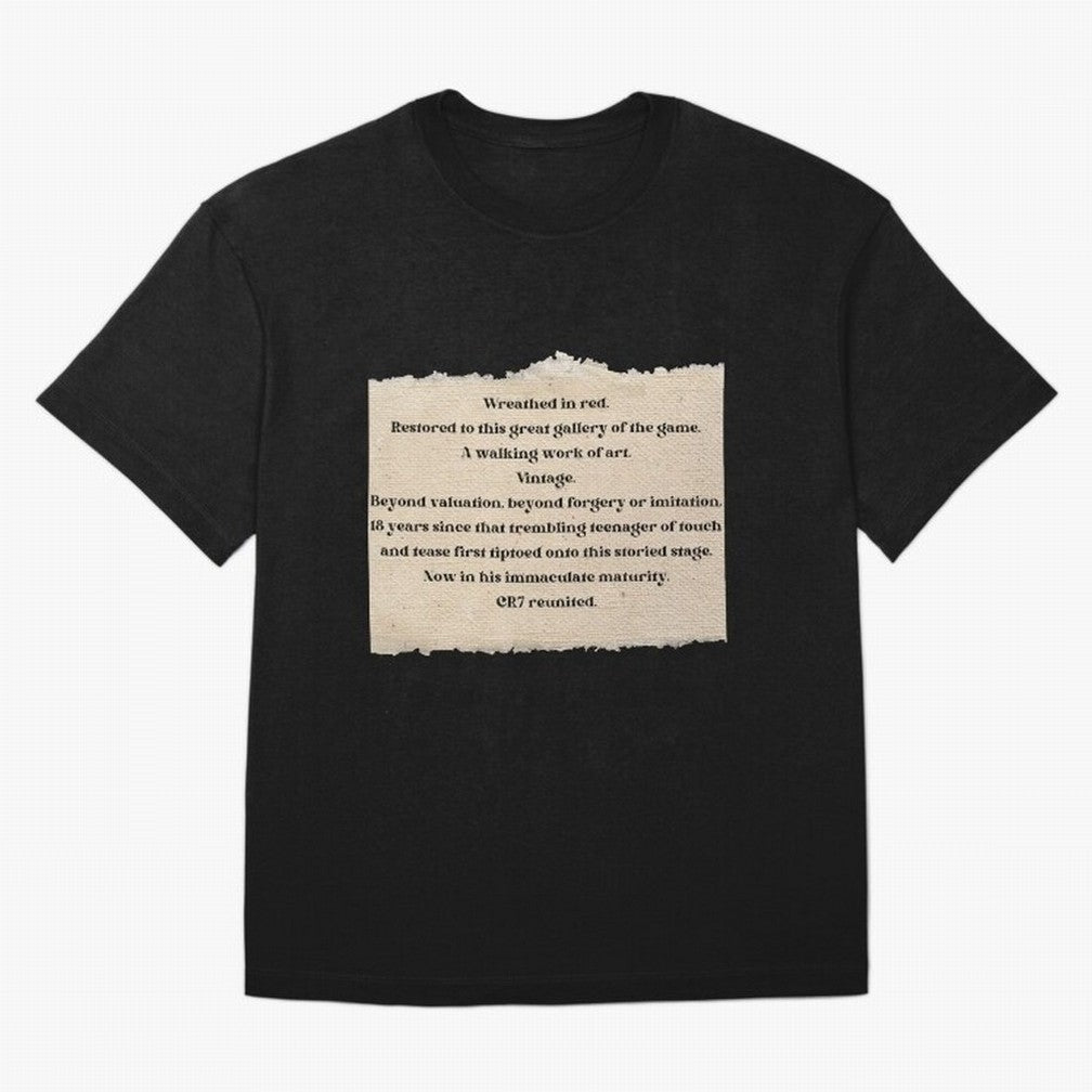 Cristiano Ronaldo Peter Drury Oversized T-Shirt Represent the Passion of Global Football Passion for FIFA World Cup 2026 Group Stage, Built around Messi, Portugal, Spain and Germany, Vintage Soccer Flavor, Modern Football Stars, National Flags and