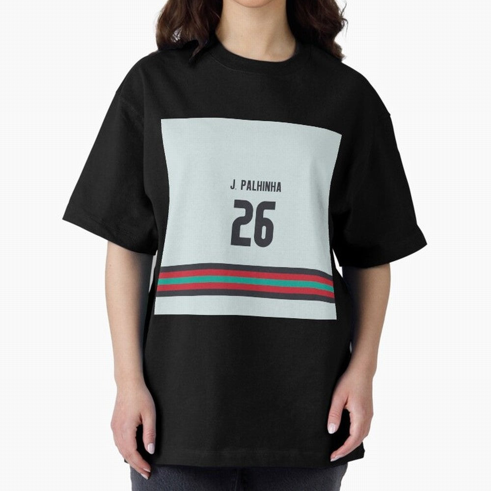 Palhinha Portugal Away Oversized T-Shirt Keep Football History Alive during FIFA World Cup 2026 Spirit, Featuring France and Portugal, Messi, CR7 and Mbappe, Soccer Culture, Superstar Moments, National Team Dreams and Competitive Fire; Perfect for