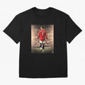 ronaldo Oversized T-Shirt Stand with FIFA World Cup 2026 USA Canada Mexico for Fans of CR7 and Argentina, France and Brazil, Bringing Match Day Excitement, Supporter Culture, Golden Goals and Global Football Passion; Built for Supporters Chasing