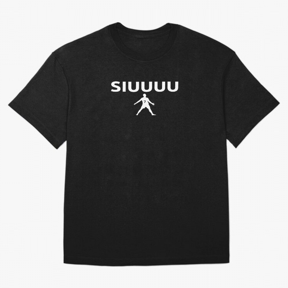 Siuuu Oversized T-Shirt Honor Football Greatness during the FIFA World Cup 2026 Journey through Haaland and Mbappe Highlights, Portugal Pride, Fan Favorite Moments, National Team Passion, Big Match Drama and Soccer History; Perfect for Supporters