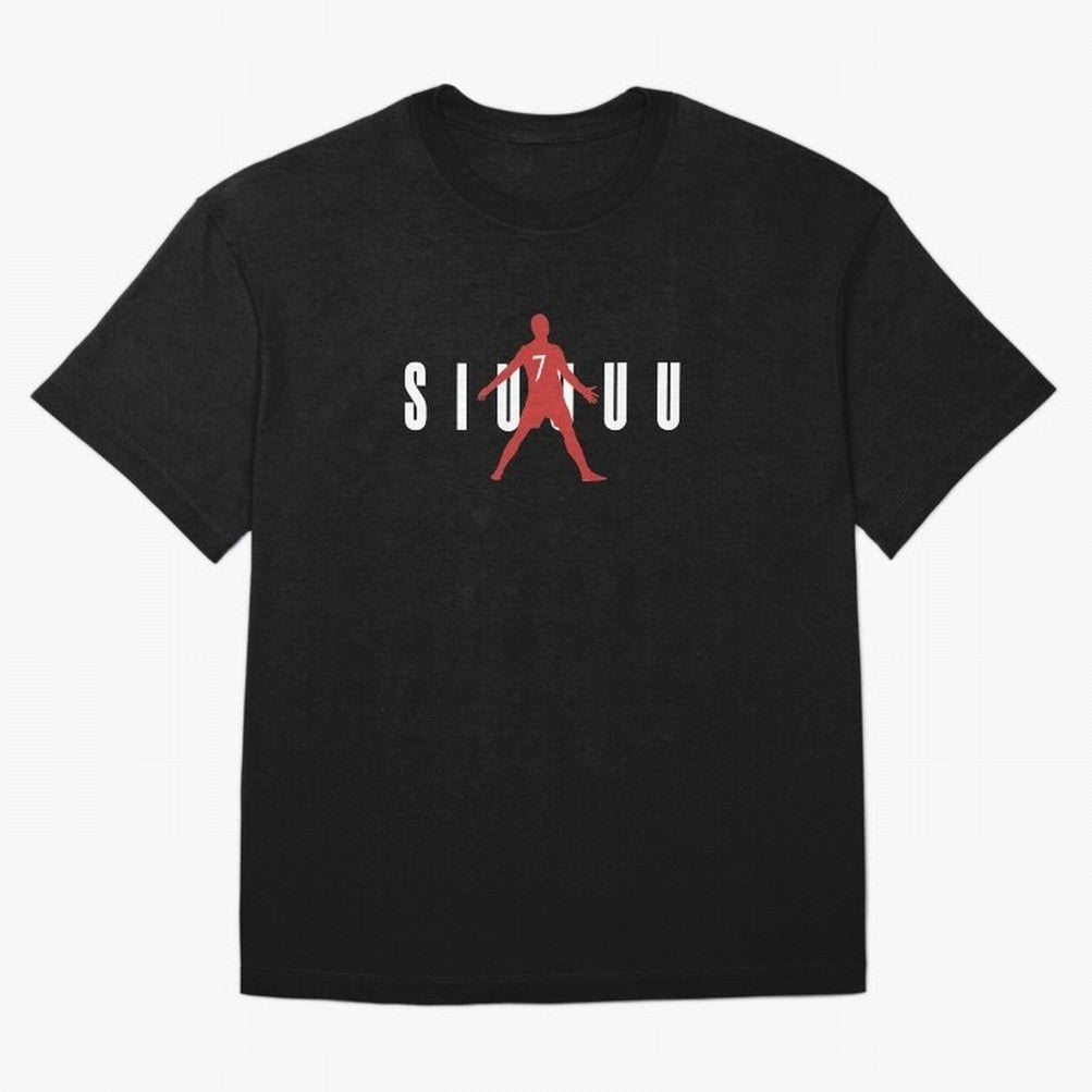 Cristiano Ronaldo Manchester United Siuuuu Oversized T-Shirt Carry National Pride through FIFA World Cup 2026 Group Stage Spirit, with Germany, CR7, Match Day Excitement, Supporter Culture, Golden Goals and Global Football Passion; Perfect for
