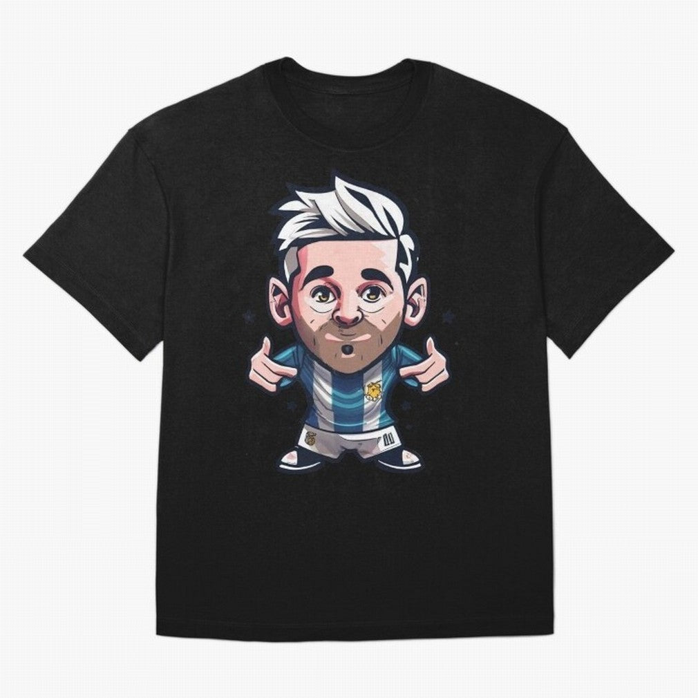 Lionel Messi Oversized T-Shirt Bring Retro Soccer Energy to Global Football Passion for FIFA World Cup 2026 Group Stage, Inspired by Mbappe, Spain and Netherlands, Soccer Culture, Superstar Moments, National Team Dreams and Competitive Fire; Great