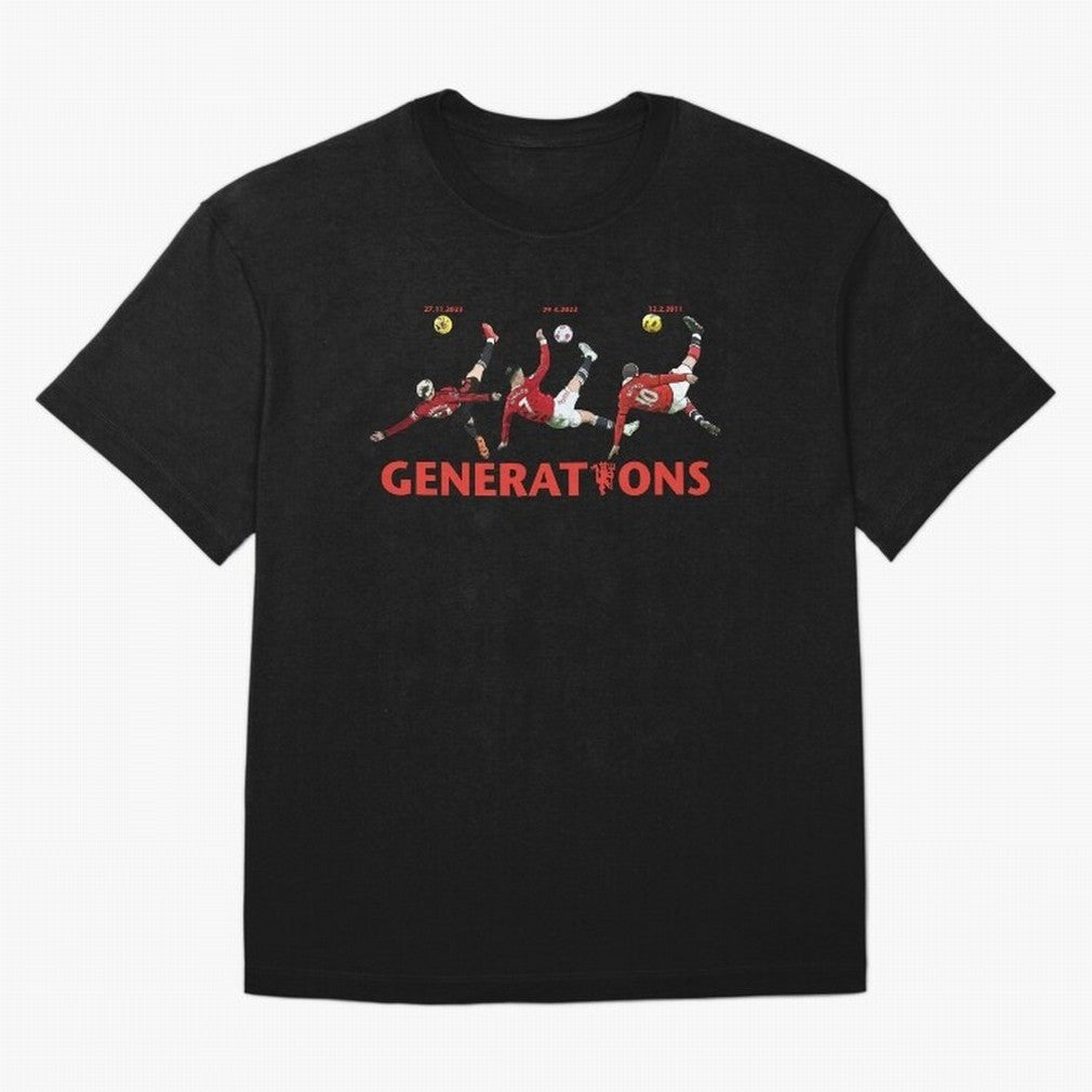 Generations of Manchester United Oversized T-Shirt Feel FIFA World Cup 2026 Group Stage for Fans of CR7 and Brazil, Bringing Sports Nostalgia, International Competition, Famous Players and Unforgettable Victories; Made for Collectors Who Enjoy