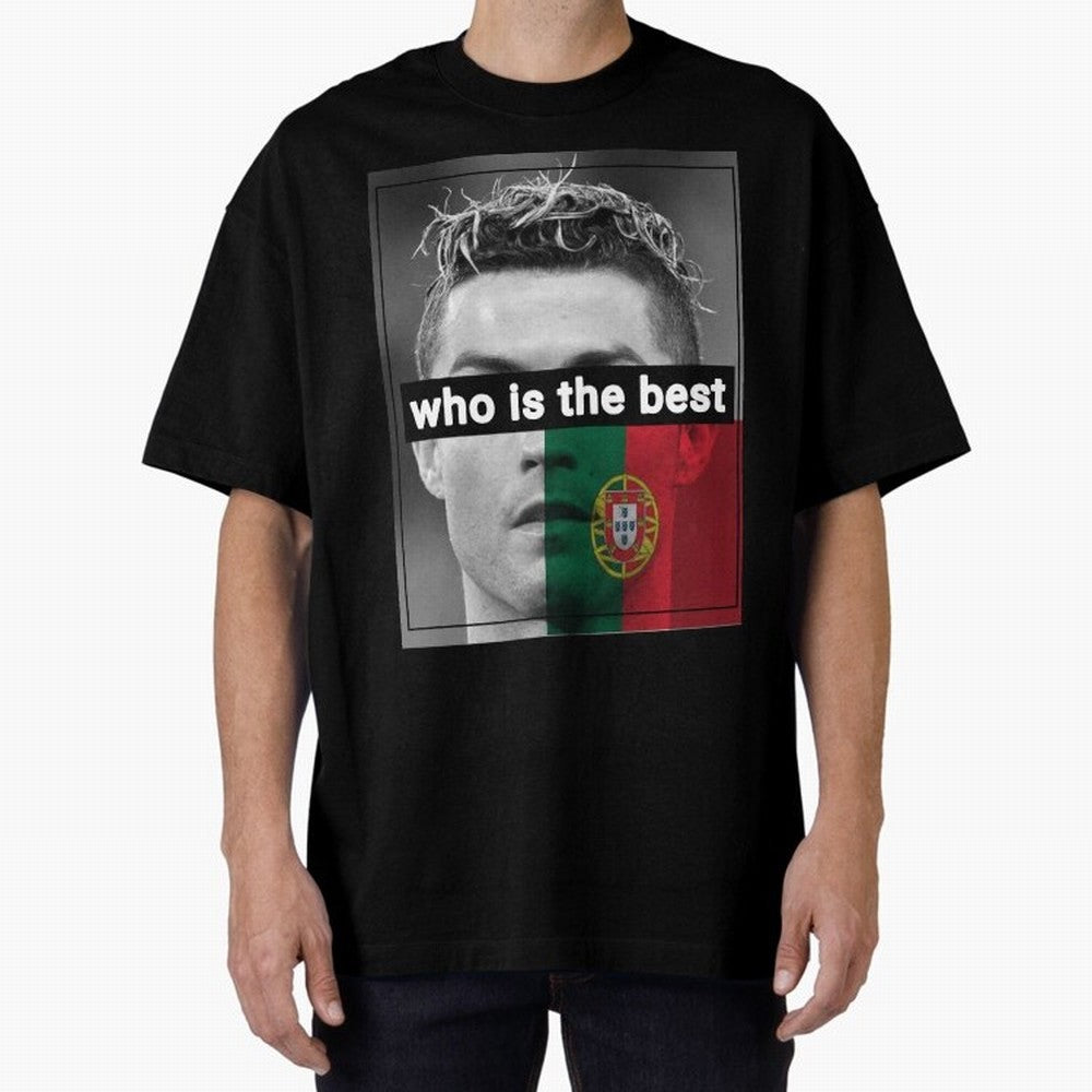 ronaldo Oversized T-Shirt Celebrate the Next Chapter of FIFA World Cup 2026 USA Canada Mexico Centered on Messi, Neymar and Mbappe, Argentina, France and Brazil Energy, Retro Football Energy, Iconic Rivalries, Trophy Chase Drama and Stadium