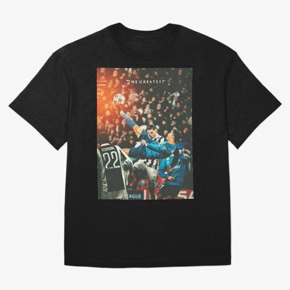 Ronaldo Bicycle Kick Skills Greatest, Ronaldo Gifts, Ronaldo Best Selling , Ronaldo Top Items Oversized T-Shirt Honor the Football Icons of Match Day Hype around FIFA World Cup 2026 Group Stage, CR7 and Messi, Argentina and Brazil, Supporter Pride,