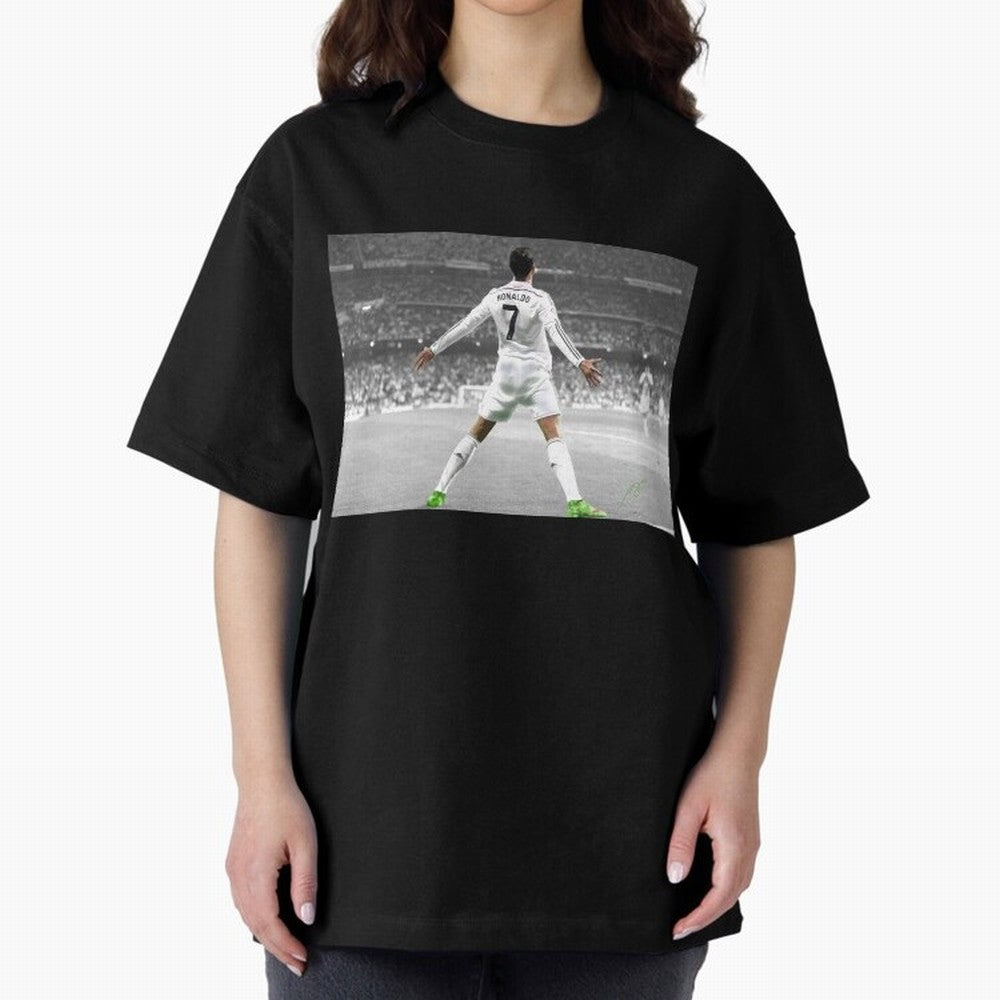 Cristiano Ronaldo 7 Oversized T-Shirt Build FIFA World Cup 2026 USA Canada Mexico for Fans of Haaland and Mbappe and England, France and Netherlands, Bringing Football History, Final Match Energy, Crowd Noise and Once in a Lifetime Moments; Ideal