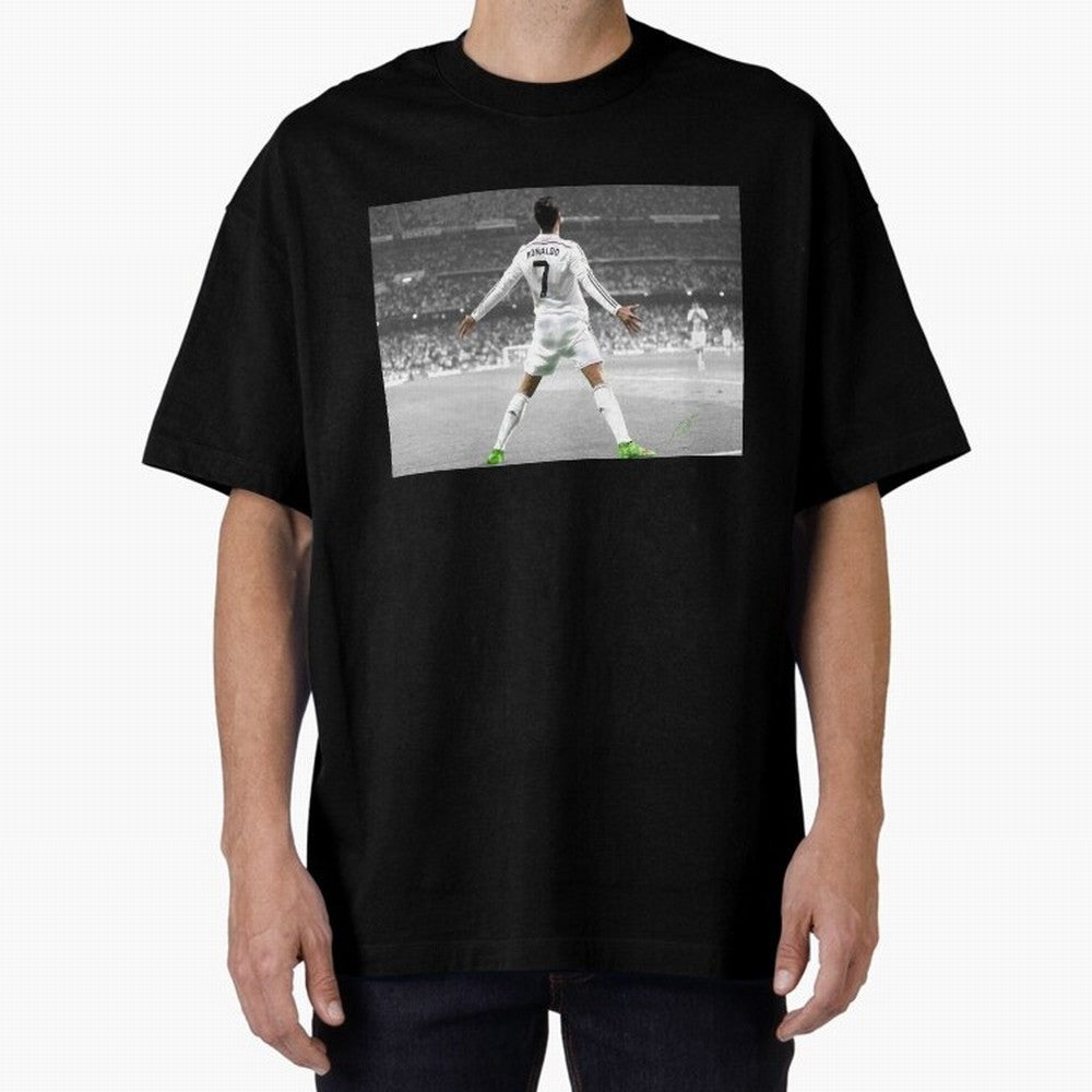 Cristiano Ronaldo 7 Oversized T-Shirt Build FIFA World Cup 2026 USA Canada Mexico for Fans of Haaland and Mbappe and England, France and Netherlands, Bringing Football History, Final Match Energy, Crowd Noise and Once in a Lifetime Moments; Ideal