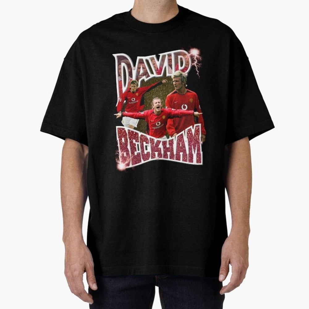 David Beckham Graphic Tee Oversized T-Shirt Show Up for the Glory of FIFA World Cup 2026 Spirit, Centered on Brazil, Portugal and Argentina, Messi, CR7 and Mbappe, Football Festival Excitement, Trophy Ambitions, Country Rivalries and Star Player