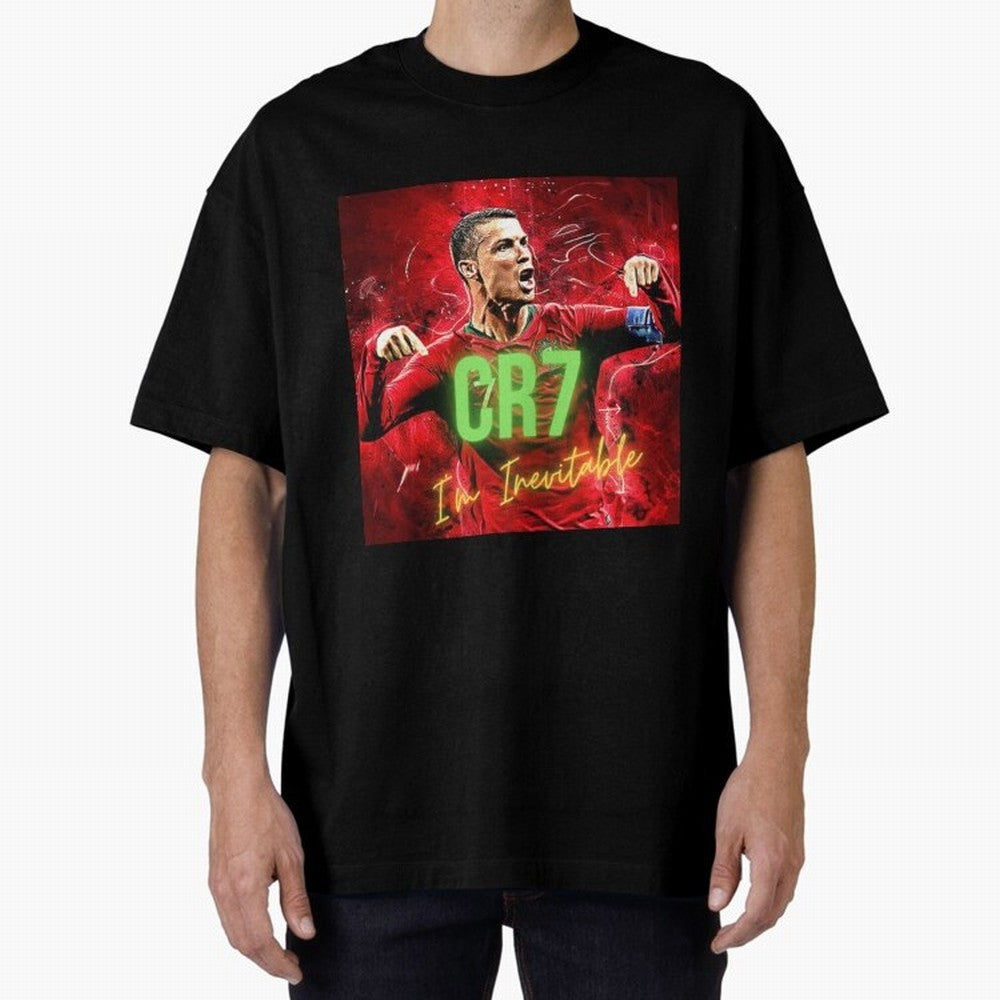 CR7 Oversized T-Shirt Bring a Champion Mindset to FIFA World Cup 2026 Group Stage for Fans of CR7 and Messi and Argentina, France and Brazil, Bringing Stadium Chants, National Pride, Trophy Dreams and Unforgettable Football Memories; Made for