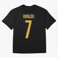 Ronaldo #7 (Portugal) Oversized T-Shirt Join the Global Buzz around Global Football Passion for FIFA World Cup 2026, Featuring Haaland and Mbappe, Argentina, France and Brazil, Sports Nostalgia, International Competition, Famous Players and