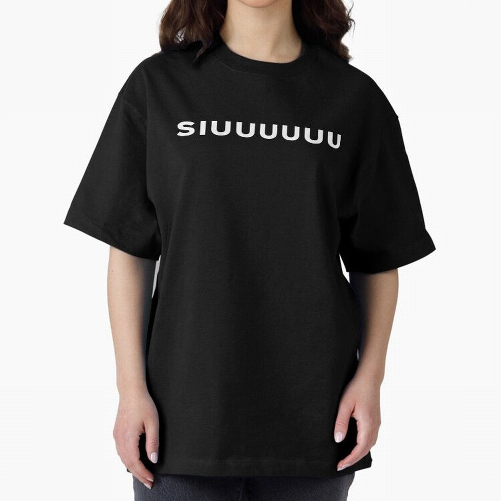 Siuuu Oversized T-Shirt Feel Match Day Hype around FIFA World Cup 2026 USA Canada Mexico, Neymar, Portugal, Spain and Germany, Global Supporter Spirit, Legendary Goals, National Colors and Tournament Celebration; Ideal for Football Dads, Football