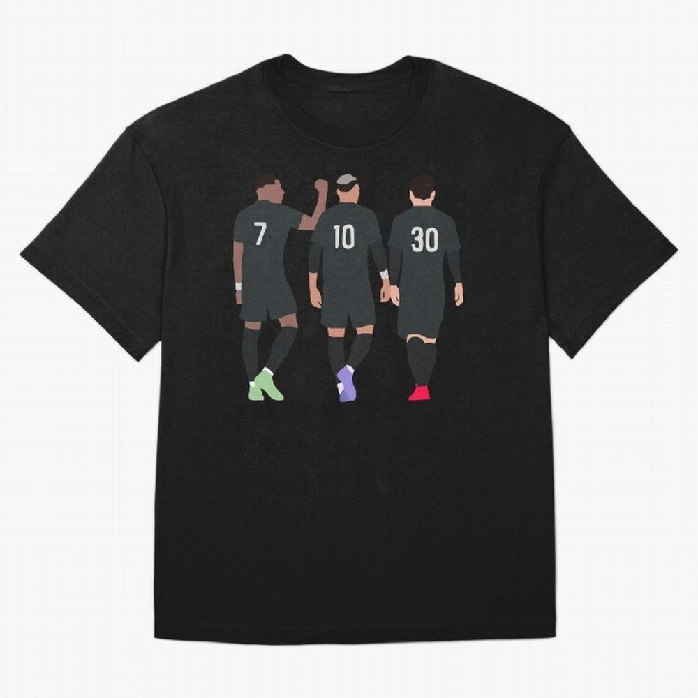 Messi Neymar France Football Players Trio Mmn #y79 Oversized T-Shirt Feel the Trophy Chase of Match Day Hype around FIFA World Cup 2026, Messi, CR7 and Mbappe, Spain and Netherlands, Fan Favorite Moments, National Team Passion, Big Match Drama and