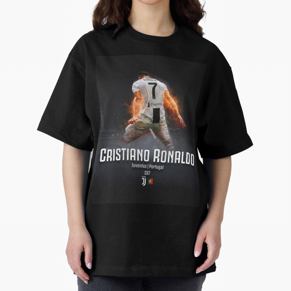CR7 ¡ï Oversized T-Shirt Follow Every Goal of FIFA World Cup 2026 Group Stage for Fans of Cristiano Ronaldo and Argentina, Bringing Football History, Final Match Energy, Crowd Noise and Once in a Lifetime Moments; Created for Match Day Parties,