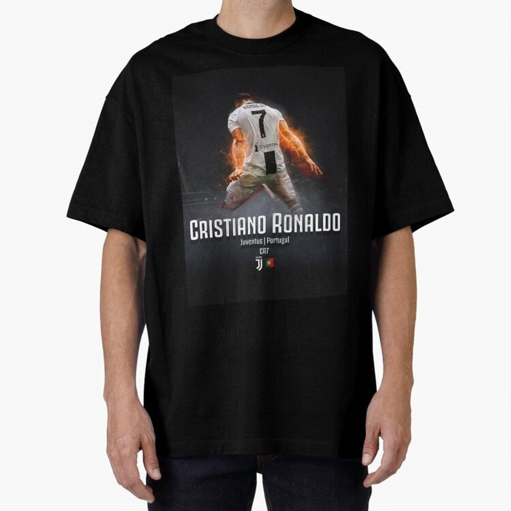 CR7 ¡ï Oversized T-Shirt Follow Every Goal of FIFA World Cup 2026 Group Stage for Fans of Cristiano Ronaldo and Argentina, Bringing Football History, Final Match Energy, Crowd Noise and Once in a Lifetime Moments; Created for Match Day Parties,