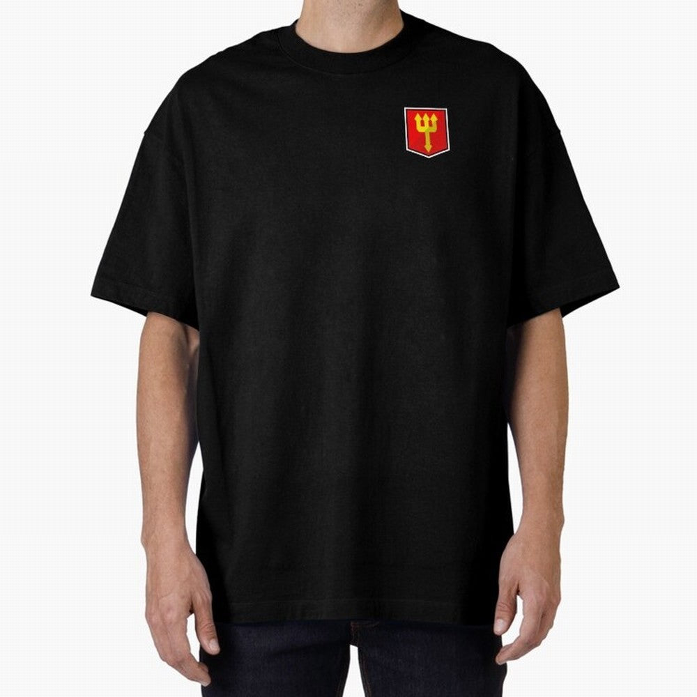 Simple Badge Design Manchester United - The Red Devils Trident Oversized T-Shirt Experience the Global Stage of FIFA World Cup 2026 USA Canada Mexico Capturing Neymar, Portugal Energy, Football History, Final Match Energy, Crowd Noise and Once in a