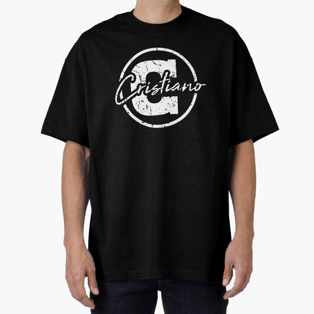 Cristiano Emblem Oversized T-Shirt Represent FIFA World Cup 2026 Group Stage Centered on CR7, Netherlands Energy, Champion Mindset, Group Stage Buzz, Knockout Tension and Passionate Fan Culture; Perfect for Supporters Who Want Bold Football Energy,