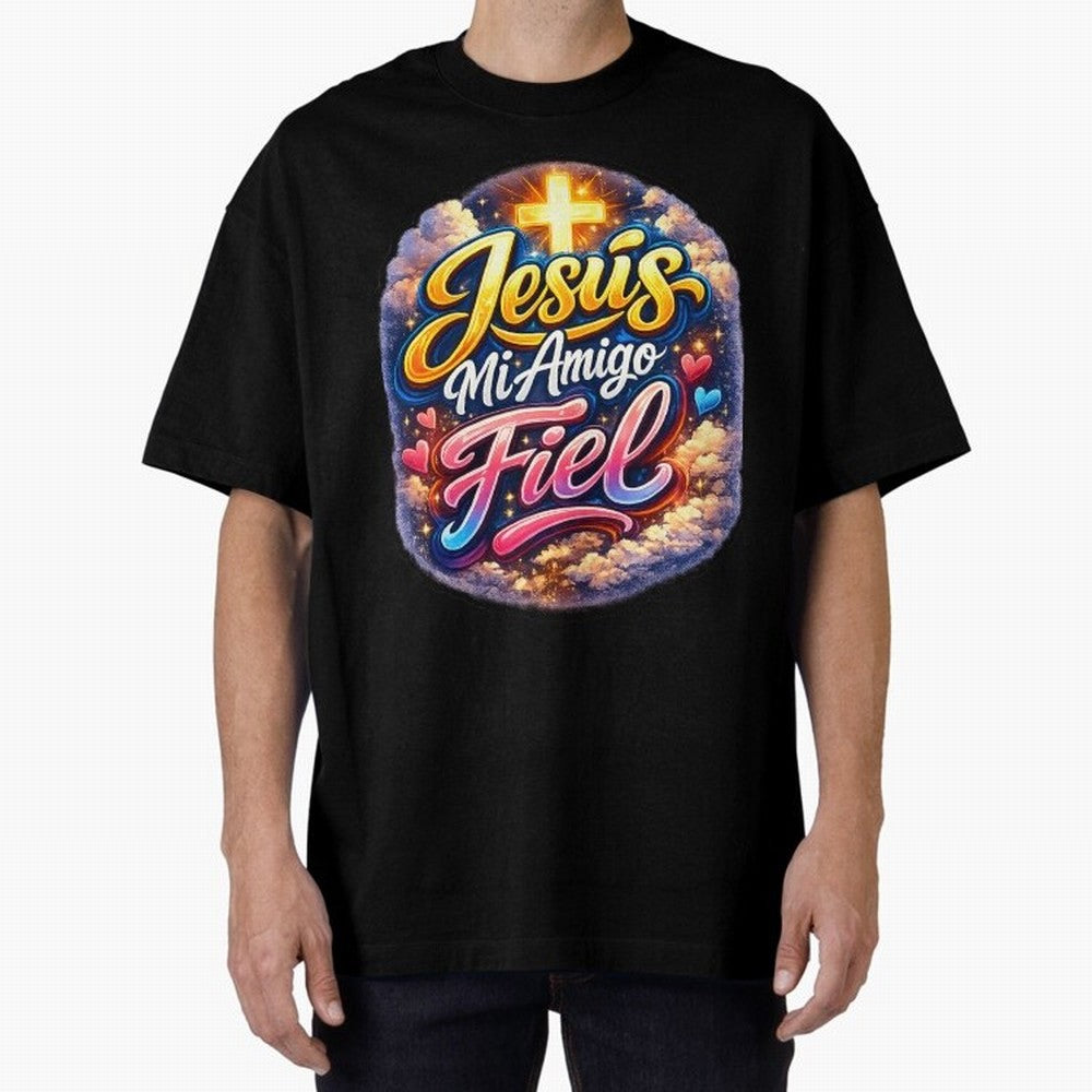 Jesus my faithful friend Oversized T-Shirt Showcase FIFA World Cup 2026 Capturing Cristiano Ronaldo, Haaland and CR7, Portugal Energy, Champion Mindset, Group Stage Buzz, Knockout Tension and Passionate Fan Culture; Great for Watch Parties, Sports