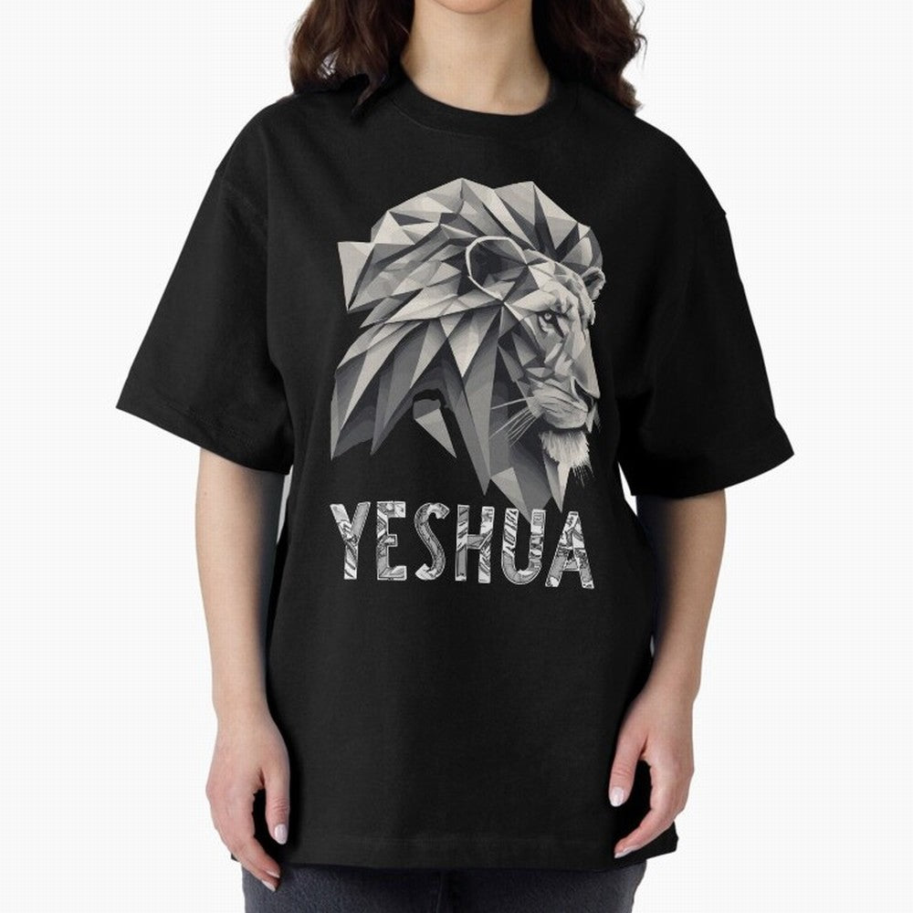 ILUSTRACI¨®N DE LE¨®N CRISTALIZADO YESHUA Oversized T-Shirt Represent FIFA World Cup 2026 Group Stage Celebrating Messi, Neymar and Mbappe, Portugal Energy, Soccer Culture, Superstar Moments, National Team Dreams and Competitive Fire; Perfect for