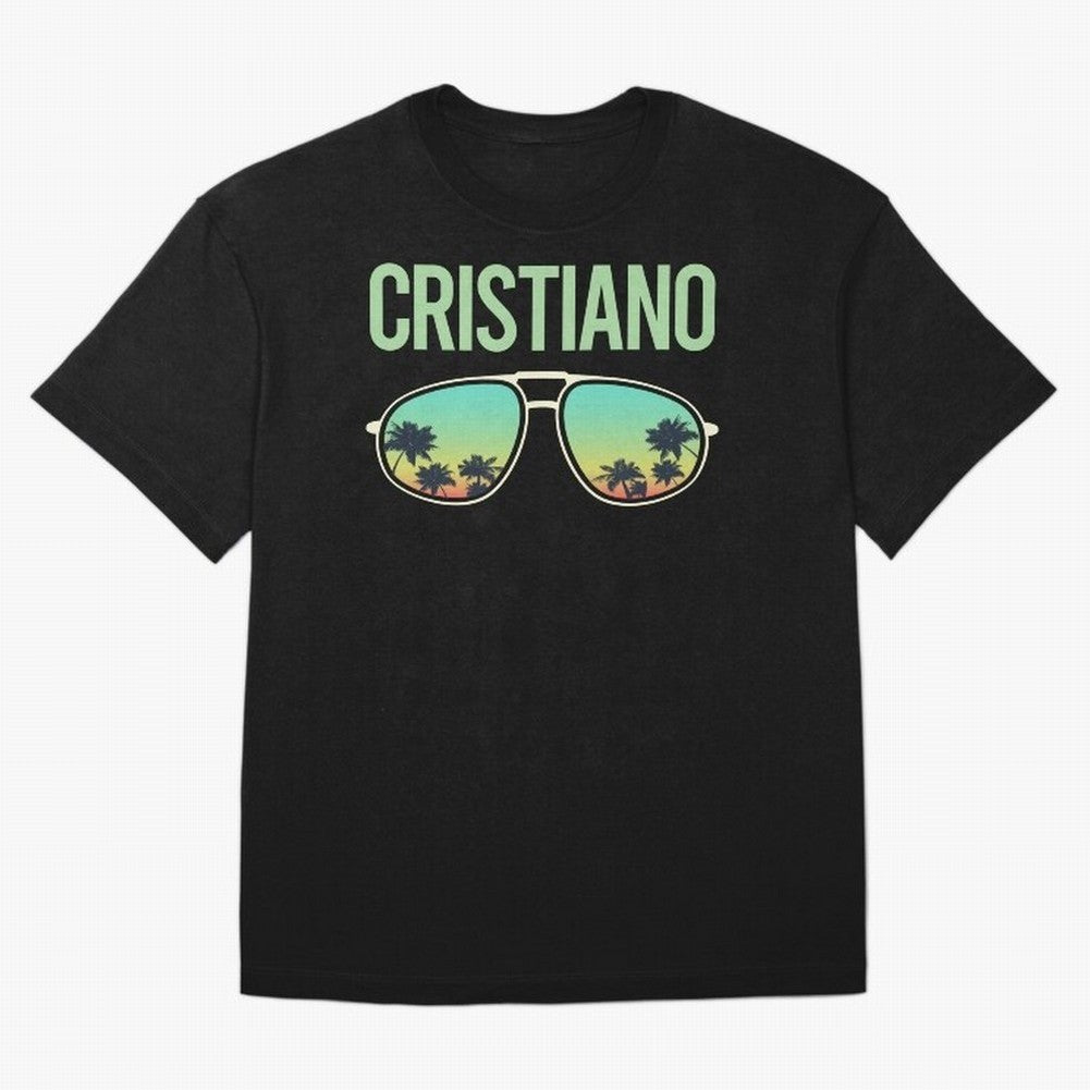 Cool Glasses Cristiano Oversized T-Shirt Celebrate Global Passion for FIFA World Cup 2026 USA Canada Mexico Filled with Mbappe, Germany Energy, Tournament Hype, Historic Matchups, Family Viewing Parties and Global Sports Pride; Great for Supporters