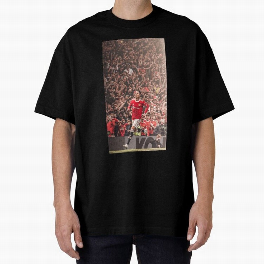cristiano Oversized T-Shirt Relive Legendary Nights from FIFA World Cup 2026 Group Stage Spirit, Centered on Brazil, Portugal and Argentina, Messi and Cristiano Ronaldo, Championship Spirit, Famous Goals, Roaring Crowds and International Football