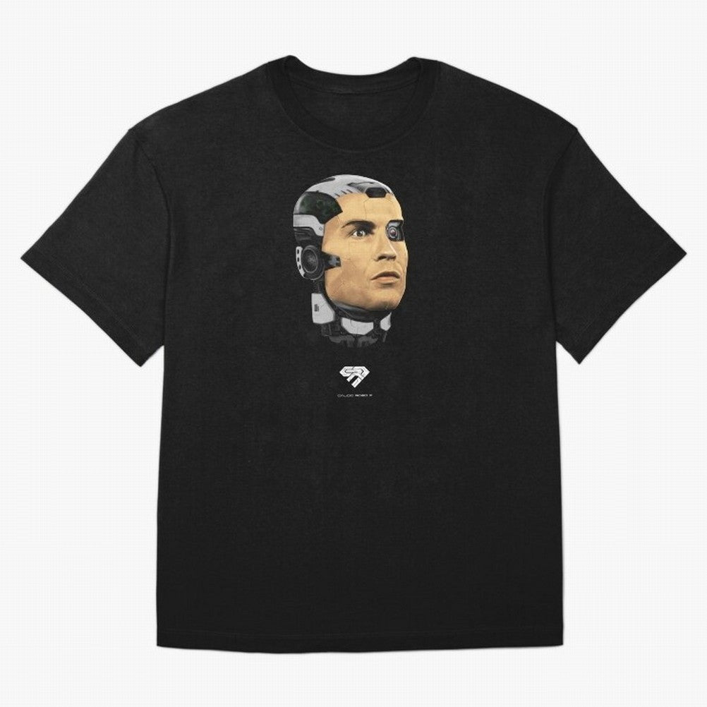 Calcio Robo 7 Oversized T-Shirt Bring Trophy Dreams to Global Football Passion for FIFA World Cup 2026 USA Canada Mexico, Filled with Mbappe and Neymar, Portugal, Stadium Memories, Football Loyalty, International Chants and Championship Tradition;