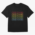 Cristiano Name T Shirt - Cristiano Vintage Retro Cristiano Name Gift Item Tee Oversized T-Shirt Honor the Beautiful Game during Global Football Passion for FIFA World Cup 2026, Filled with CR7 and Messi, Brazil, Portugal and Argentina, Championship