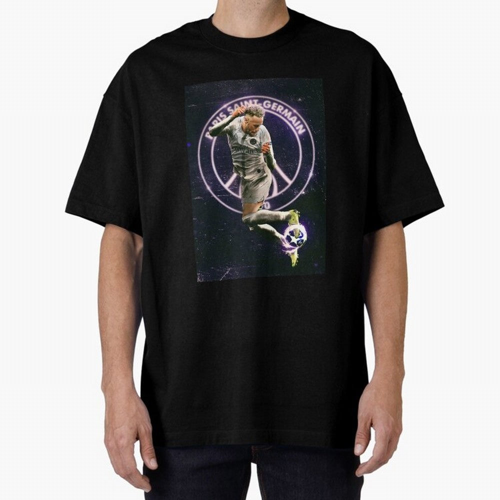 Skill Neymar Oversized T-Shirt Celebrate Football Dreams Across FIFA World Cup 2026 USA Canada Mexico for Fans of Mbappe and Neymar and Argentina and Brazil, Bringing Football Passion, Legendary Performances, Festival Vibes and Supporter Community;