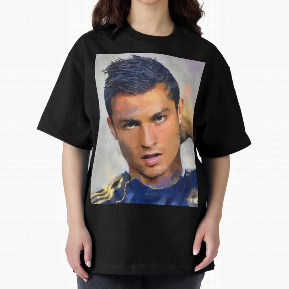 Cristiano Oversized T-Shirt Keep the Legacy of the FIFA World Cup 2026 USA Canada Mexico Journey through Neymar, Haaland and Cristiano Ronaldo Highlights, Netherlands Pride, Championship Spirit, Famous Goals, Roaring Crowds and International